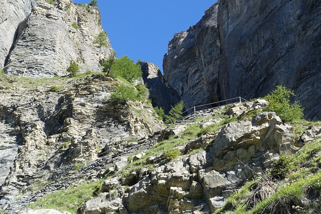 Loèche-les-Bains, Gemmipass, Lämmerenhütte (28.06.2015)