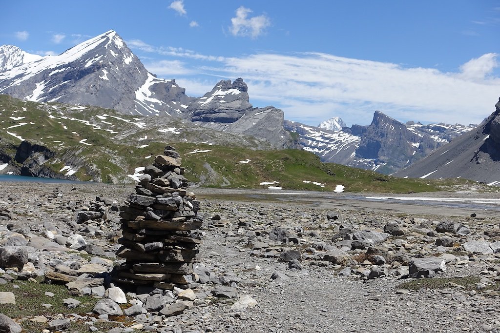 Loèche-les-Bains, Gemmipass, Lämmerenhütte (28.06.2015)