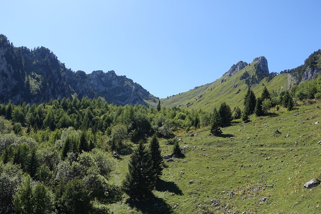 Salavène, Lac d'Arvouin, Sevan, Col d'Outanne, Col de Sevan, Torgon (22.08.2017)