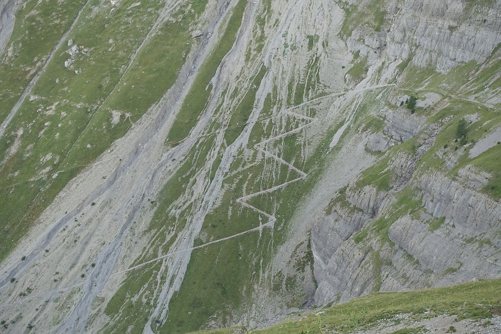 Pas de Maimbré, La Selle, Cabane des Audannes, Serin, Anzère (27.08.2017)