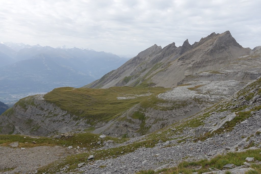 Pas de Maimbré, La Selle, Cabane des Audannes, Serin, Anzère (27.08.2017)