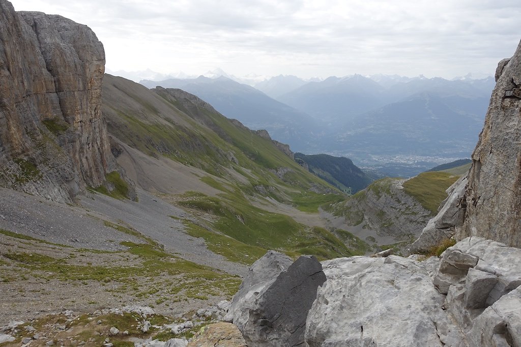 Pas de Maimbré, La Selle, Cabane des Audannes, Serin, Anzère (27.08.2017)