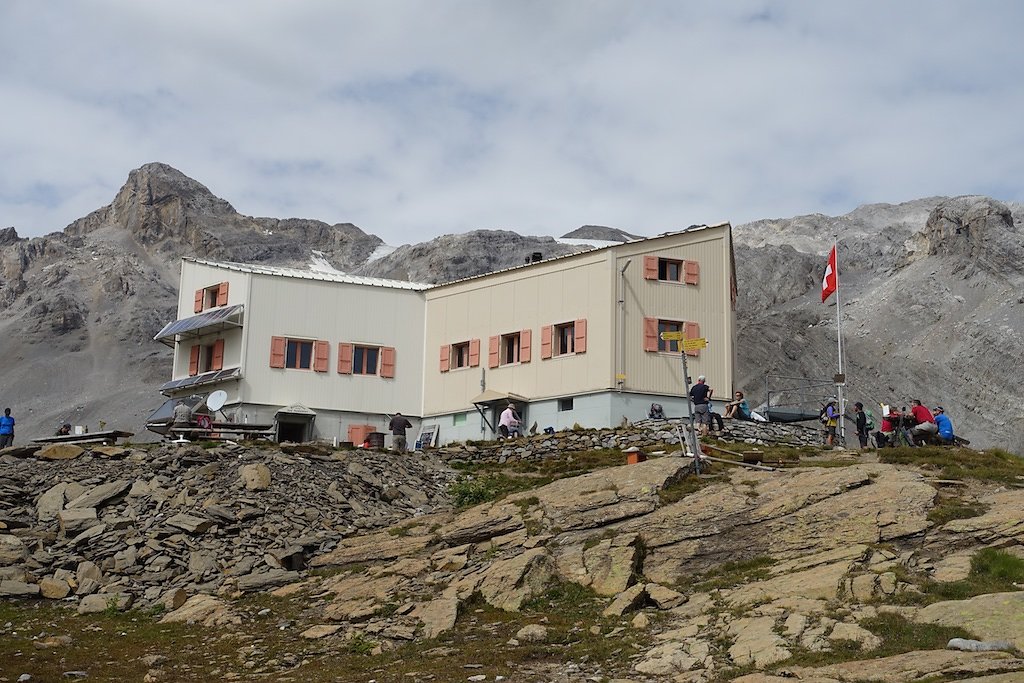 Pas de Maimbré, La Selle, Cabane des Audannes, Serin, Anzère (27.08.2017)