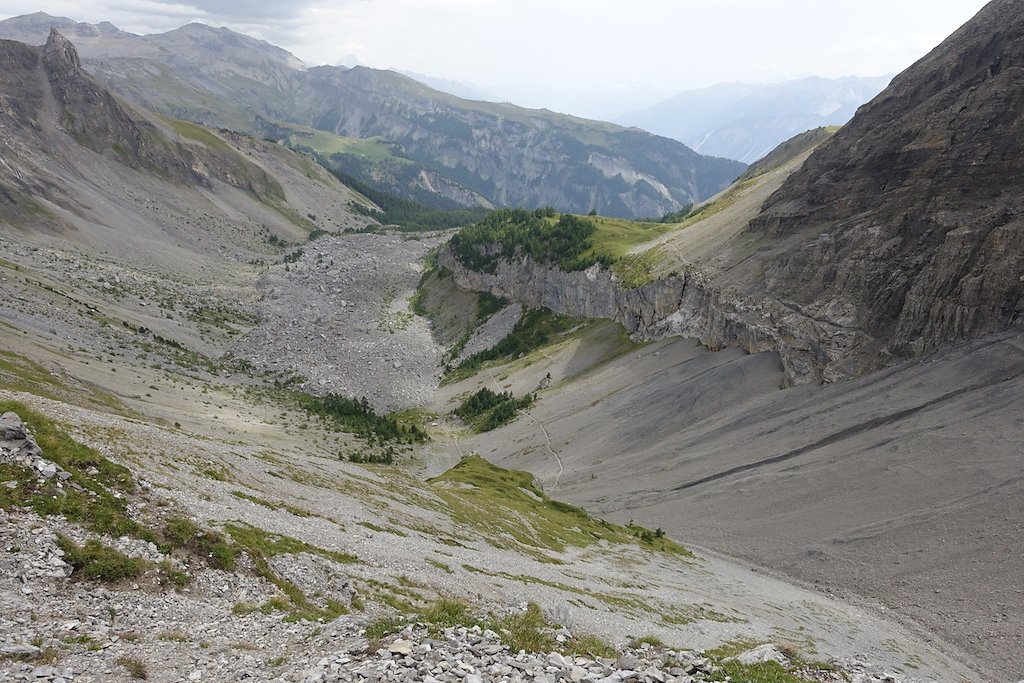 Pas de Maimbré, La Selle, Cabane des Audannes, Serin, Anzère (27.08.2017)