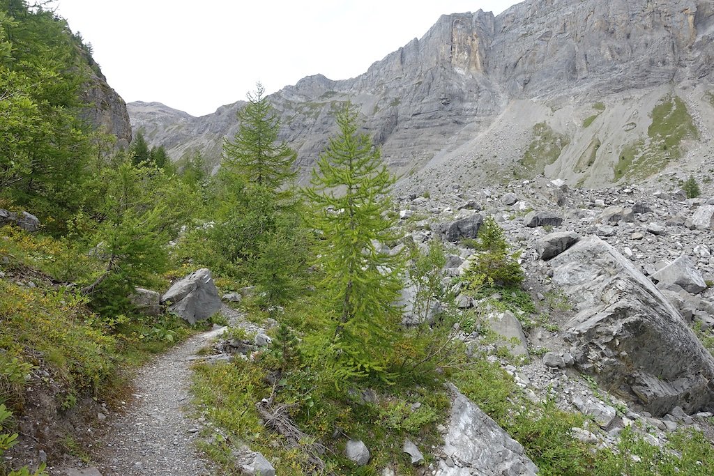 Pas de Maimbré, La Selle, Cabane des Audannes, Serin, Anzère (27.08.2017)