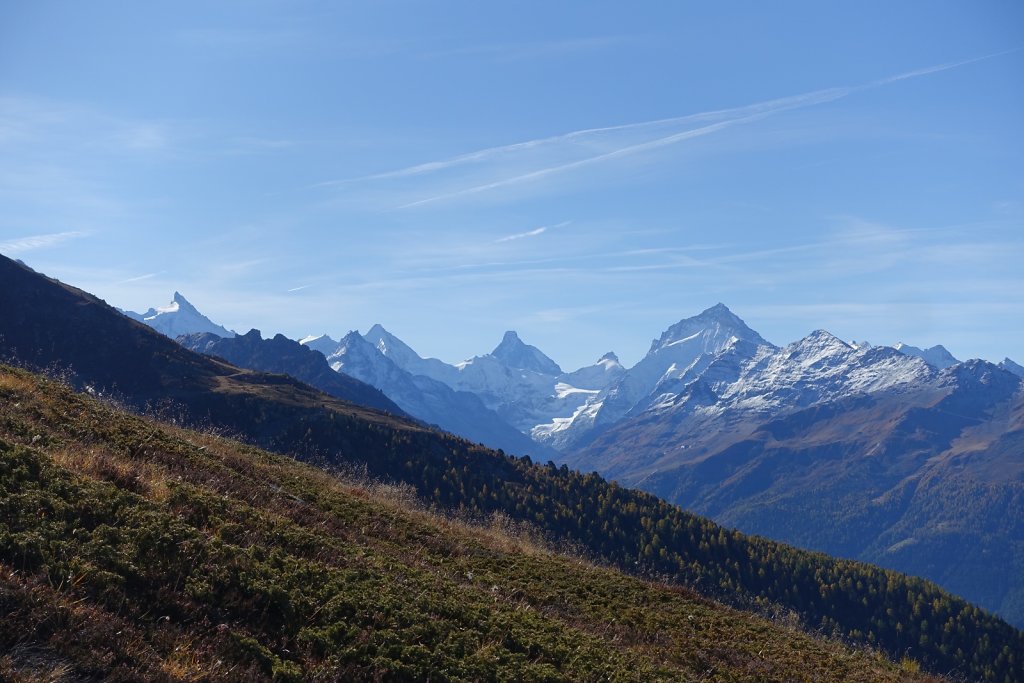 Chandolin, Pas de l'Illsee, Waschsee, Illsee, Lac noir, Illpass, La Grande Remointse, Chandolin (07.10.2017)