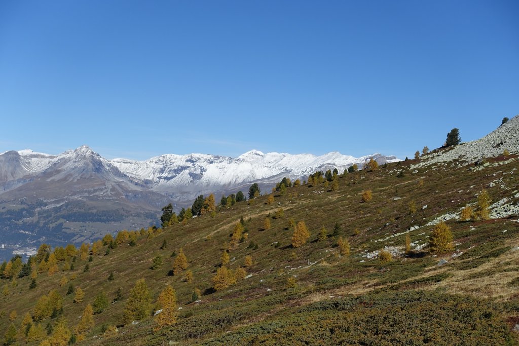 Chandolin, Pas de l'Illsee, Waschsee, Illsee, Lac noir, Illpass, La Grande Remointse, Chandolin (07.10.2017)