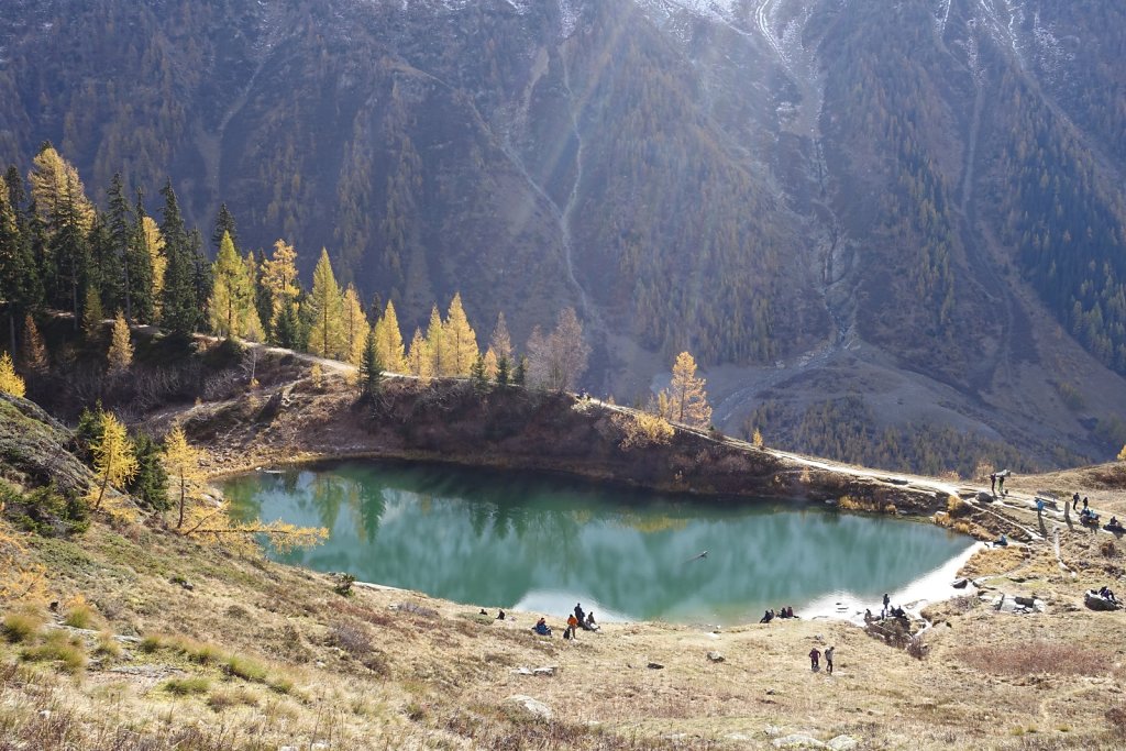 Blatten, Tellialp, Schwarzsee, Fafleralp, Eisten (28.10.2017)