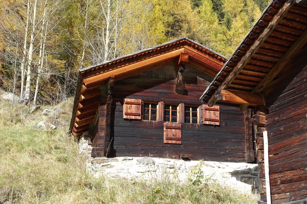 Blatten, Tellialp, Schwarzsee, Fafleralp, Eisten (28.10.2017)