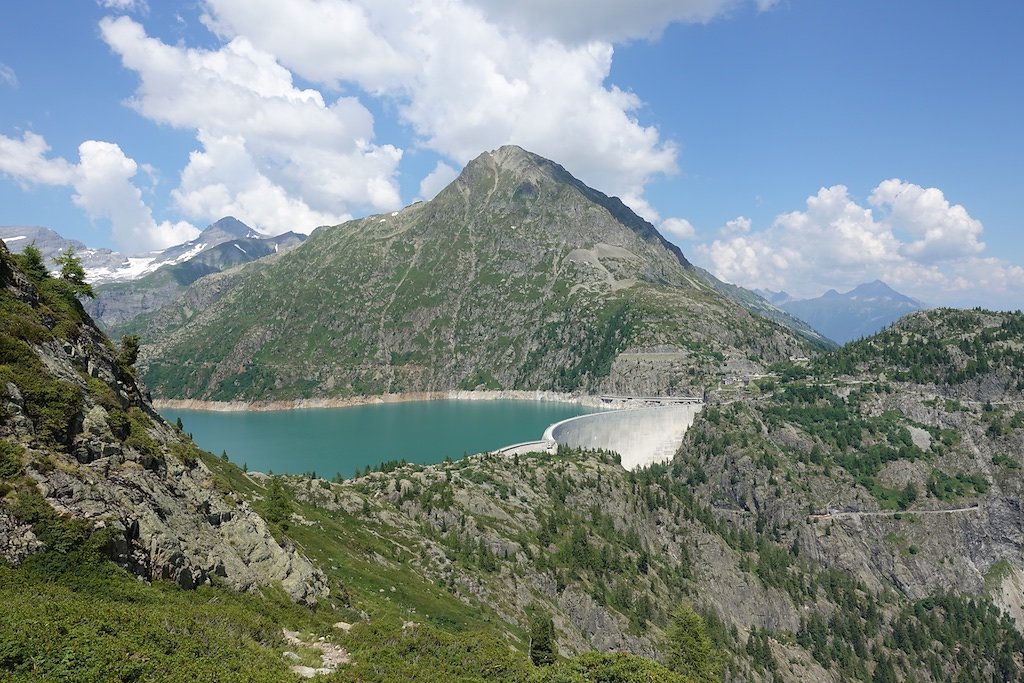 Barrage Emosson, Col de la Terrasse, Refuge de Loriaz (03.08.2018)