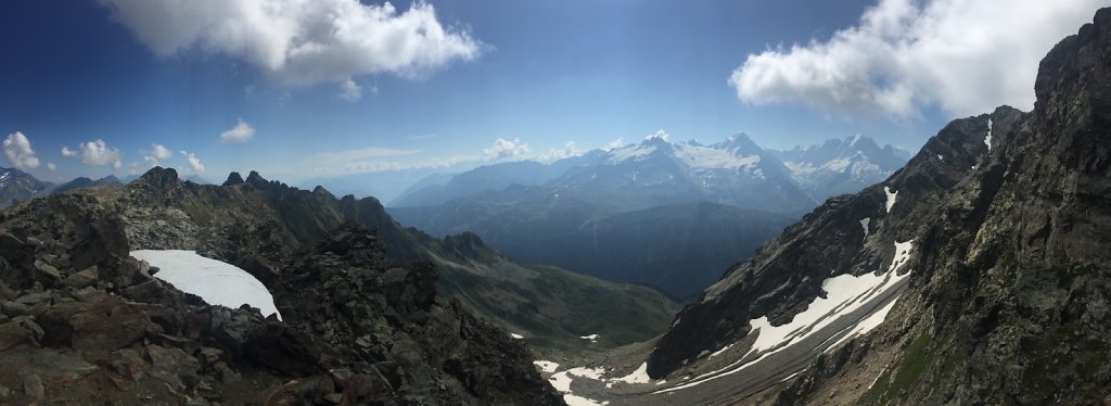 Barrage Emosson, Col de la Terrasse, Refuge de Loriaz (03.08.2018)