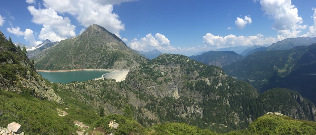 Barrage Emosson, Col de la Terrasse, Refuge de Loriaz (03.08.2018)