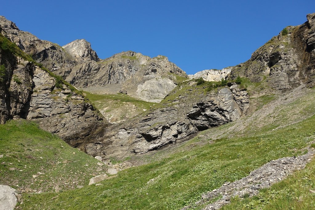 Les Rousses, Zeuzier, Lac de Ténéhé, Col des Eaux Froides, Cabane des Audannes (22.08.2018)