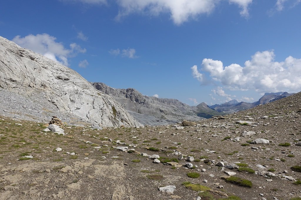 Les Rousses, Zeuzier, Lac de Ténéhé, Col des Eaux Froides, Cabane des Audannes (22.08.2018)