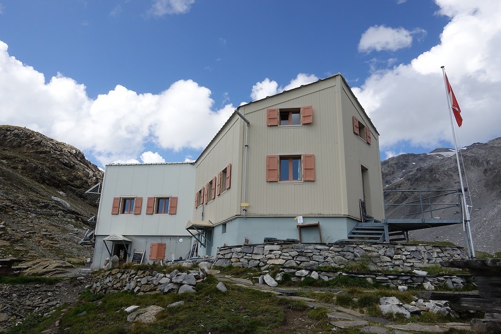 Les Rousses, Zeuzier, Lac de Ténéhé, Col des Eaux Froides, Cabane des Audannes (22.08.2018)