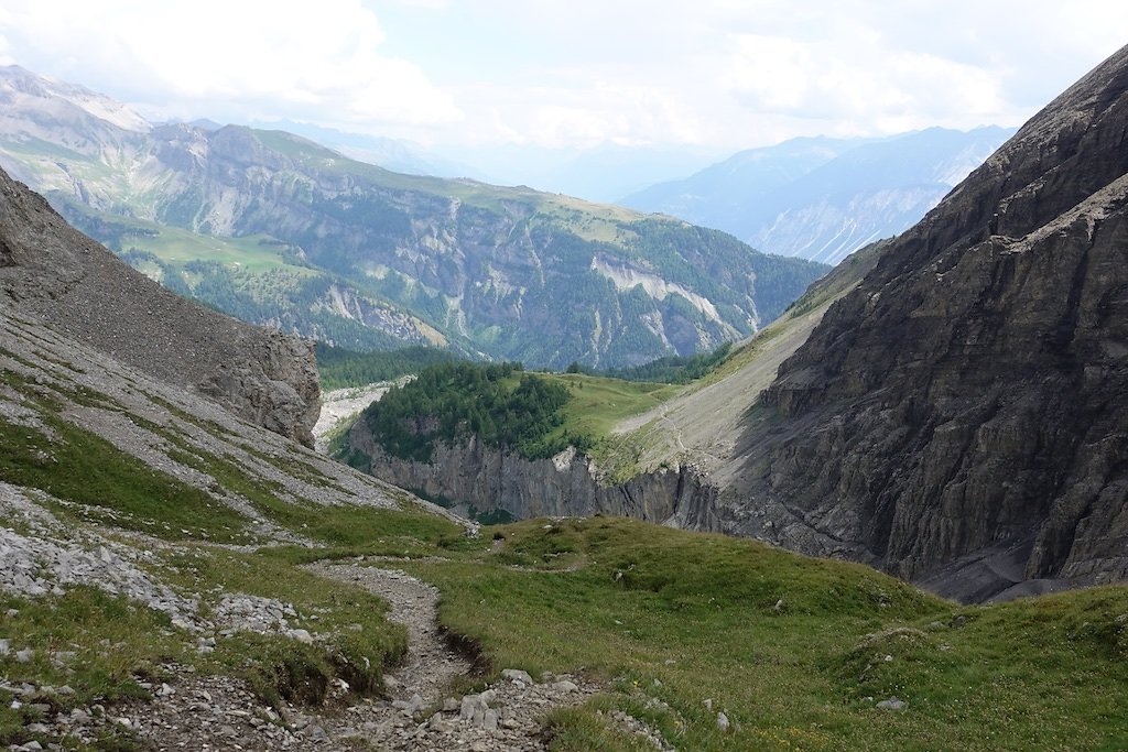 Les Rousses, Zeuzier, Lac de Ténéhé, Col des Eaux Froides, Cabane des Audannes (22.08.2018)