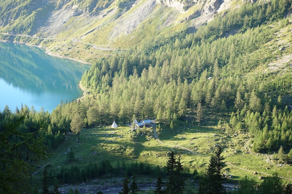 Zeuzier, Armillon, Plan des Roses, Col du Rawyl, Wildstrubelhütte, Lac de Huiton, Mondralèche (12.09.2018)