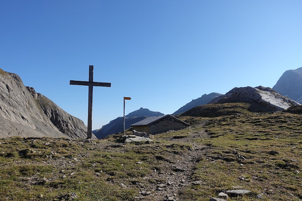 Zeuzier, Armillon, Plan des Roses, Col du Rawyl, Wildstrubelhütte, Lac de Huiton, Mondralèche (12.09.2018)