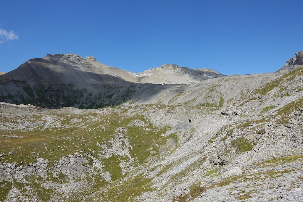 Zeuzier, Armillon, Plan des Roses, Col du Rawyl, Wildstrubelhütte, Lac de Huiton, Mondralèche (12.09.2018)