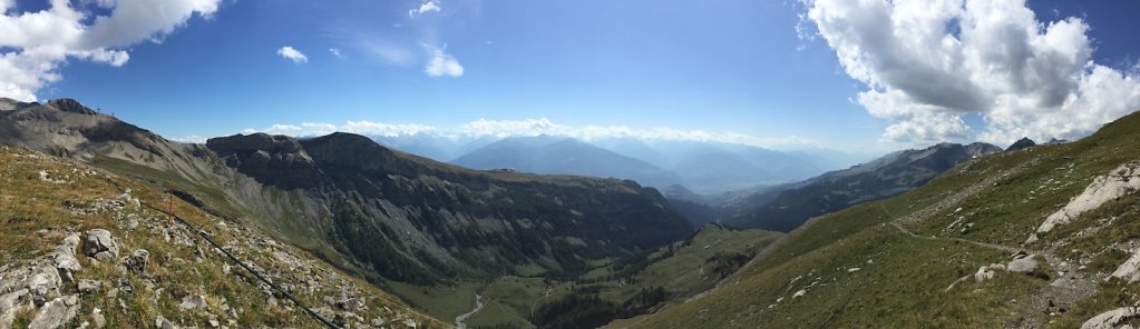 Zeuzier, Armillon, Plan des Roses, Col du Rawyl, Wildstrubelhütte, Lac de Huiton, Mondralèche (12.09.2018)