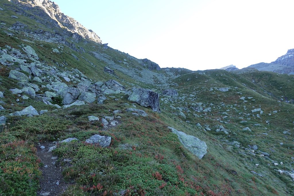 Fionnay, Ecurie du Crêt, Col de Sarshlau, Le Dâ, Col du Bec d'Aigle, Louvie (26.09.2018)