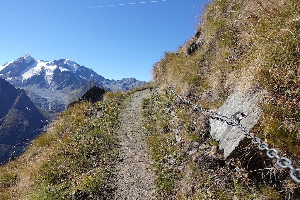 Fionnay, Ecurie du Crêt, Col de Sarshlau, Le Dâ, Col du Bec d'Aigle, Louvie (26.09.2018)