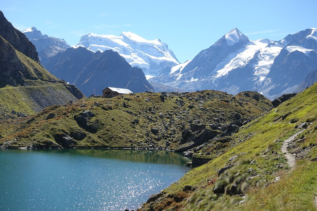 Fionnay, Ecurie du Crêt, Col de Sarshlau, Le Dâ, Col du Bec d'Aigle, Louvie (26.09.2018)