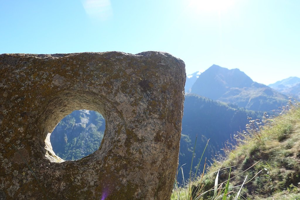 Fionnay, Ecurie du Crêt, Col de Sarshlau, Le Dâ, Col du Bec d'Aigle, Louvie (26.09.2018)