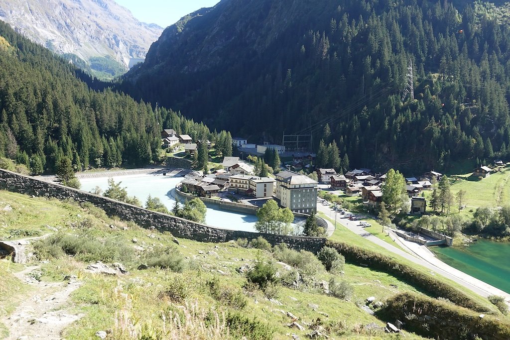 Fionnay, Ecurie du Crêt, Col de Sarshlau, Le Dâ, Col du Bec d'Aigle, Louvie (26.09.2018)