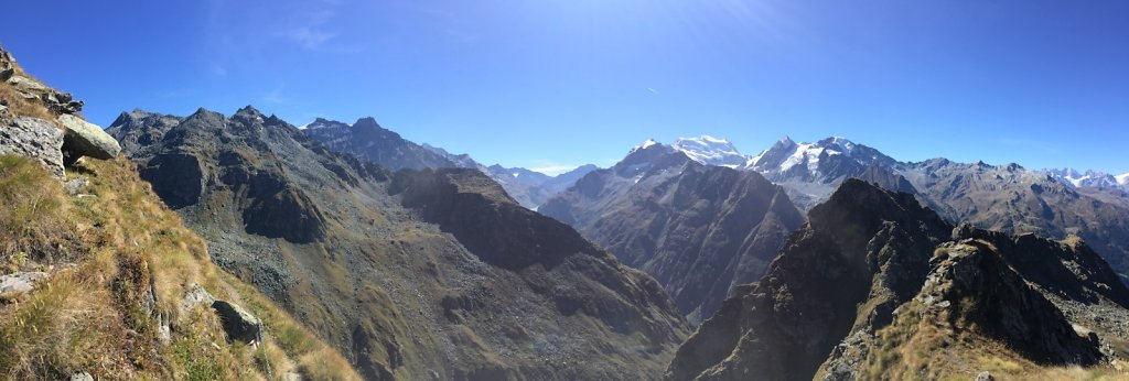 Fionnay, Ecurie du Crêt, Col de Sarshlau, Le Dâ, Col du Bec d'Aigle, Louvie (26.09.2018)