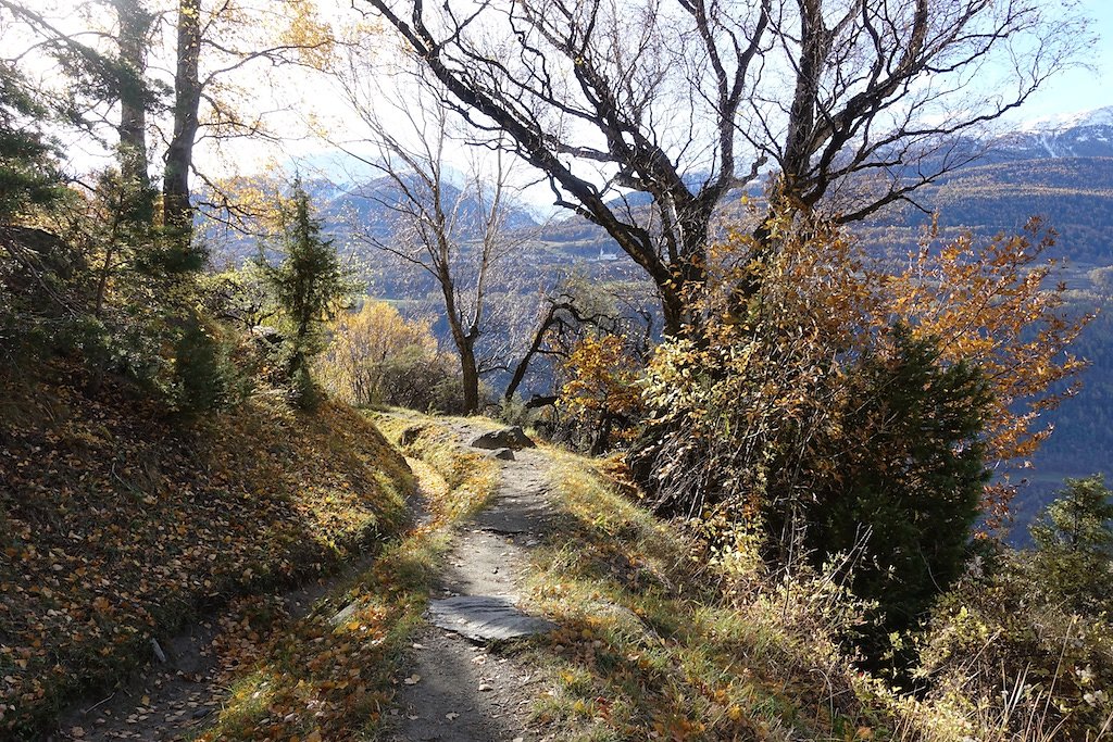 Rampe sud du Lötschberg: Hohtenn à Ausserberg (10.11.2018)