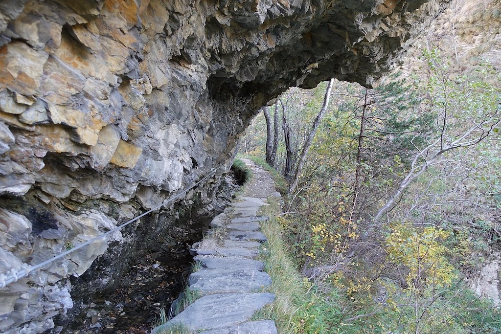 Rampe sud du Lötschberg: Hohtenn à Ausserberg (10.11.2018)