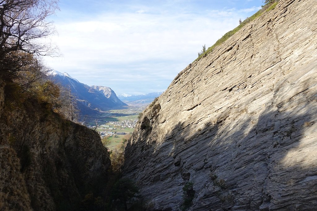 Rampe sud du Lötschberg: Hohtenn à Ausserberg (10.11.2018)