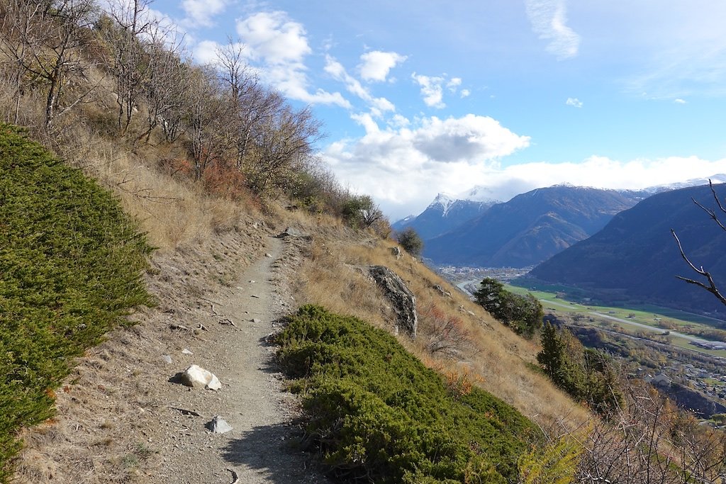 Rampe sud du Lötschberg: Hohtenn à Ausserberg (10.11.2018)