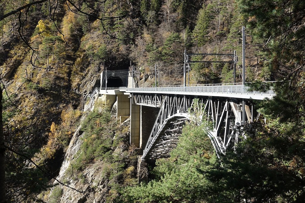 Rampe sud du Lötschberg: Hohtenn à Ausserberg (10.11.2018)