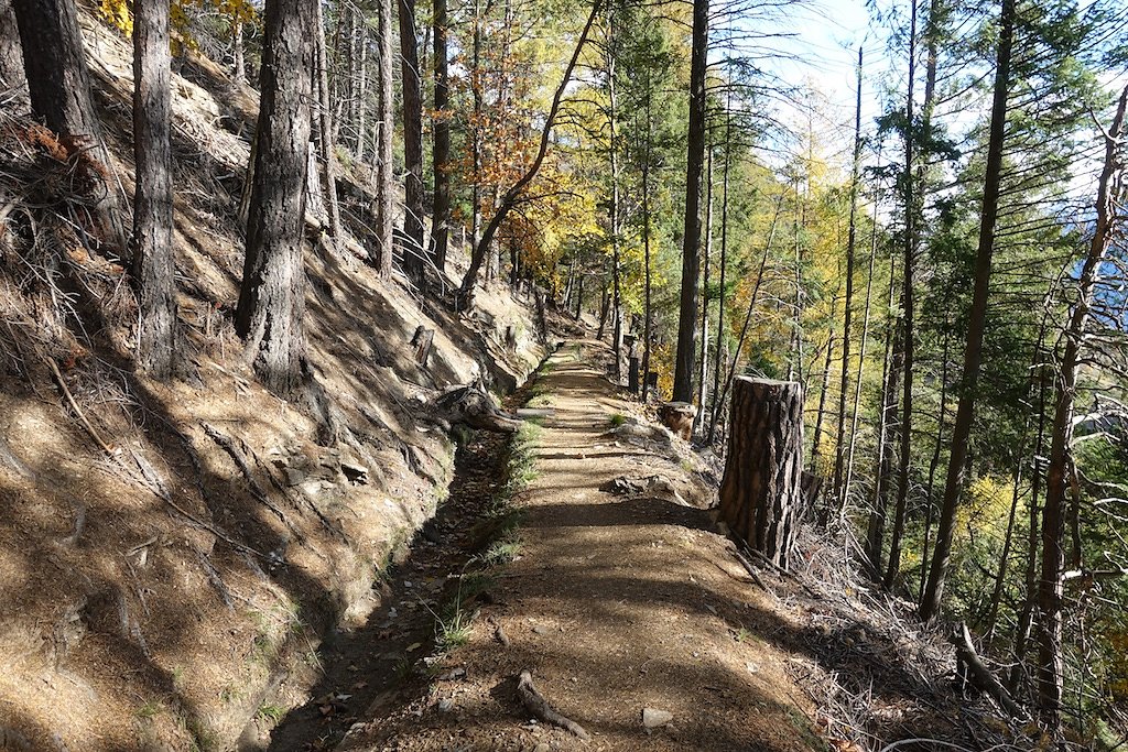 Rampe sud du Lötschberg: Hohtenn à Ausserberg (10.11.2018)