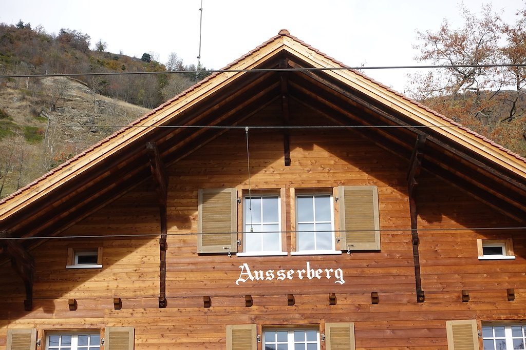 Rampe sud du Lötschberg: Hohtenn à Ausserberg (10.11.2018)