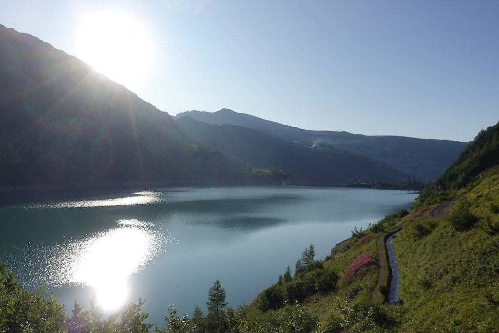 Barrage de Zeuzier, Plan des Roses, Col du Rawil, Wildstrubelhütte, Plaine Morte (04.08.2019)