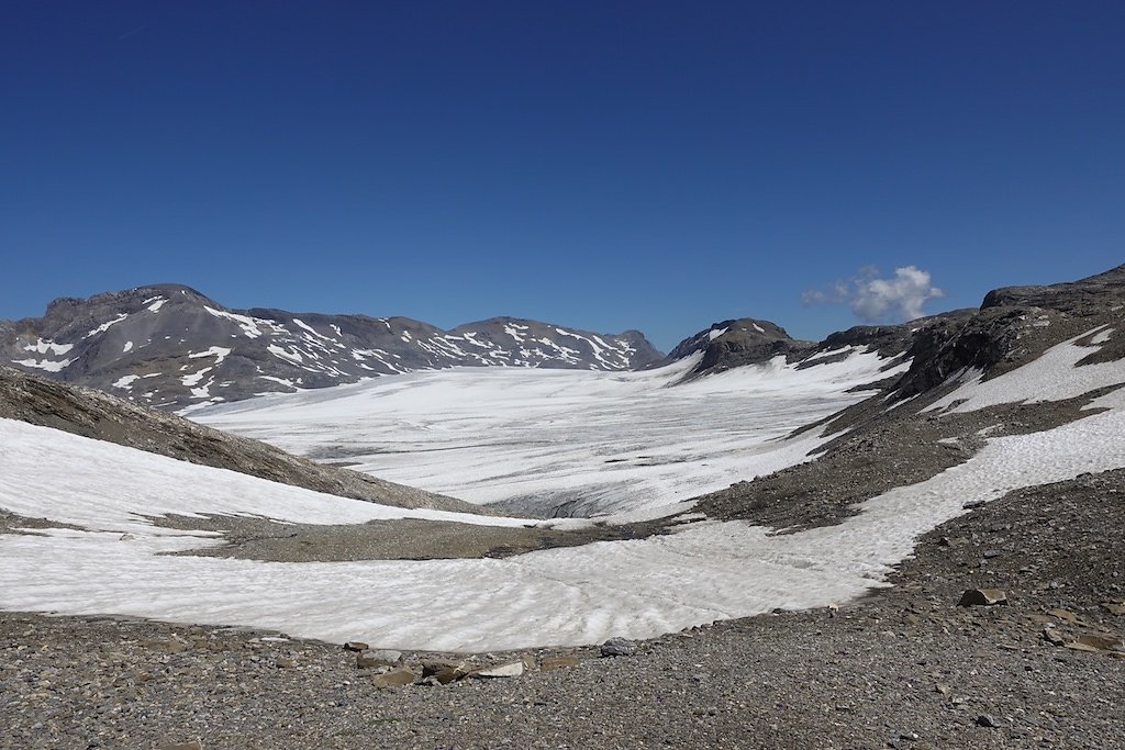 Barrage de Zeuzier, Plan des Roses, Col du Rawil, Wildstrubelhütte, Plaine Morte (04.08.2019)