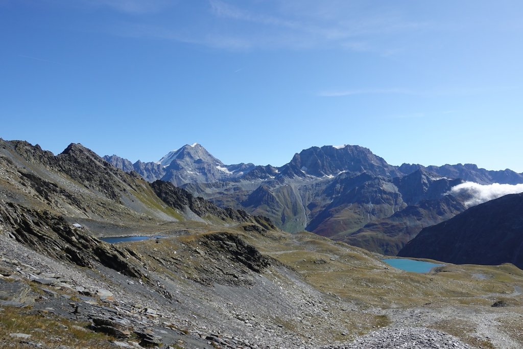 St-Bernard, Col des Chevaux, Bastillon, Lac de Fenêtre, Fenêtre de Ferret (21.09.2019)