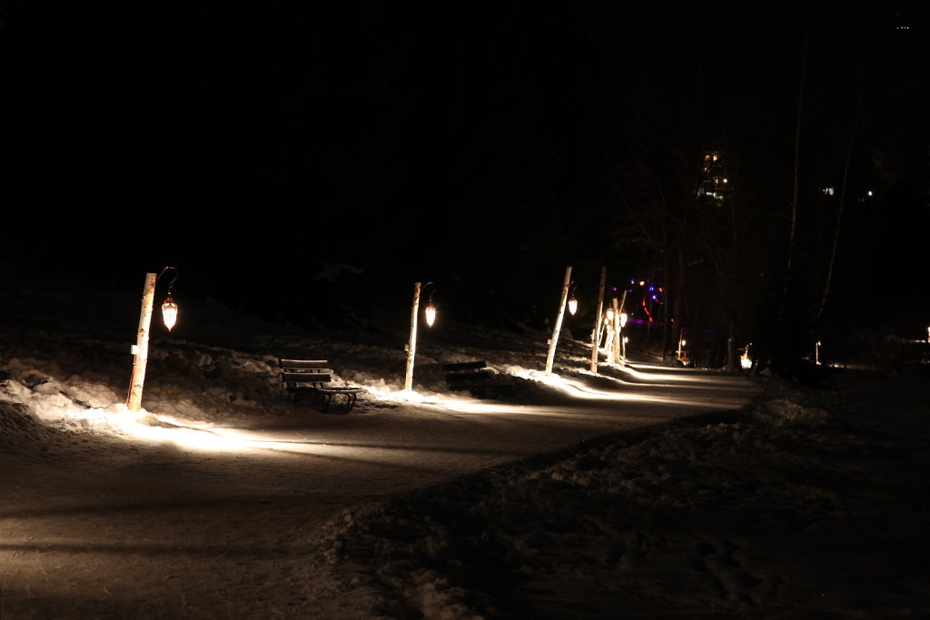 Chemin des lanternes, Montana (12.01.2020)