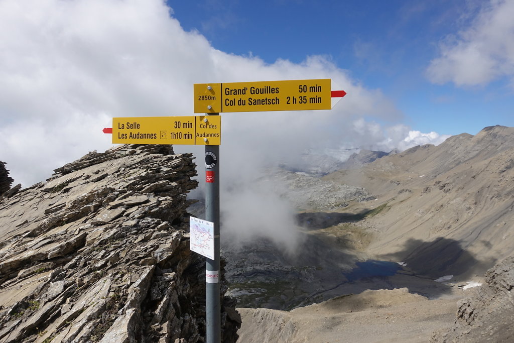 Col du Sanetsch, Grand Gouilles, Col des Audannes, Pas de Maimbré (23.08.2020)