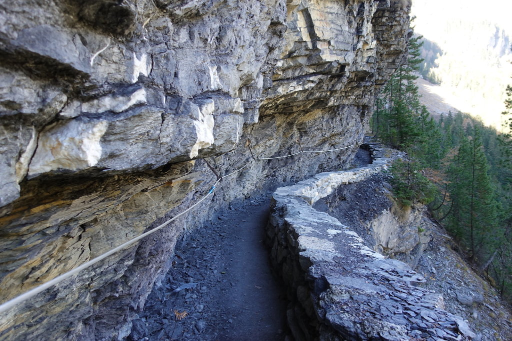 Bisse d'Ayent (Samarin), Barrage de Tseuzier (09.11.2020)