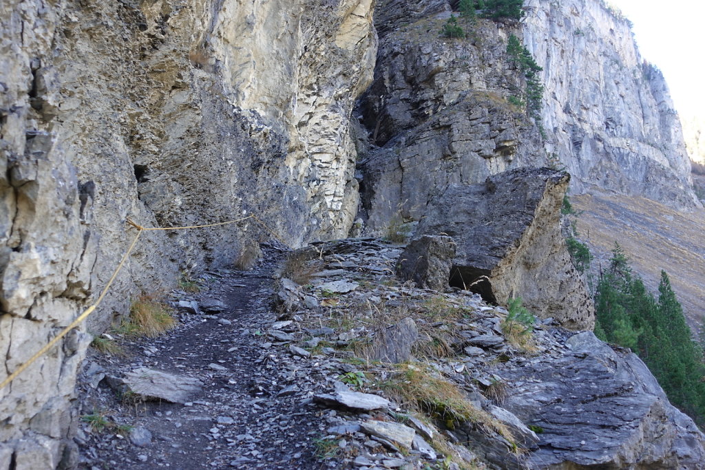 Bisse d'Ayent (Samarin), Barrage de Tseuzier (09.11.2020)