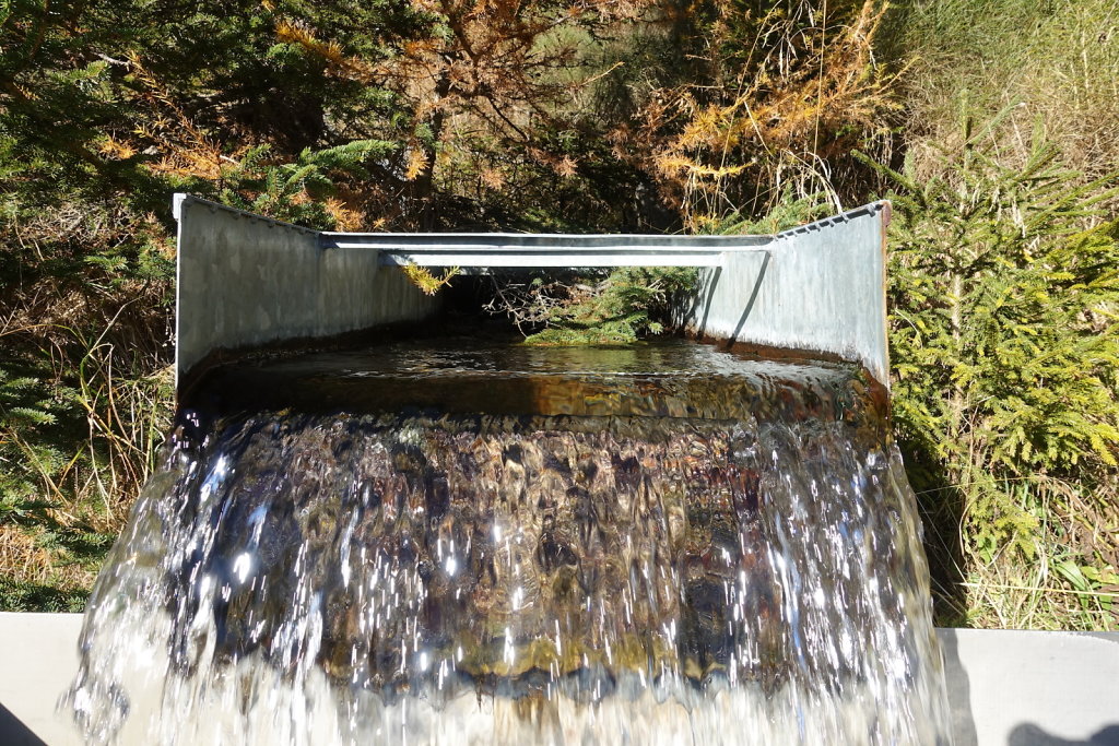 Bisse d'Ayent (Samarin), Barrage de Tseuzier (09.11.2020)