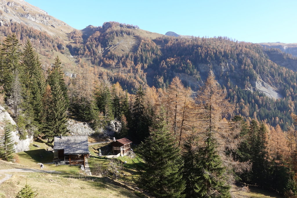 Bisse d'Ayent (Samarin), Barrage de Tseuzier (09.11.2020)