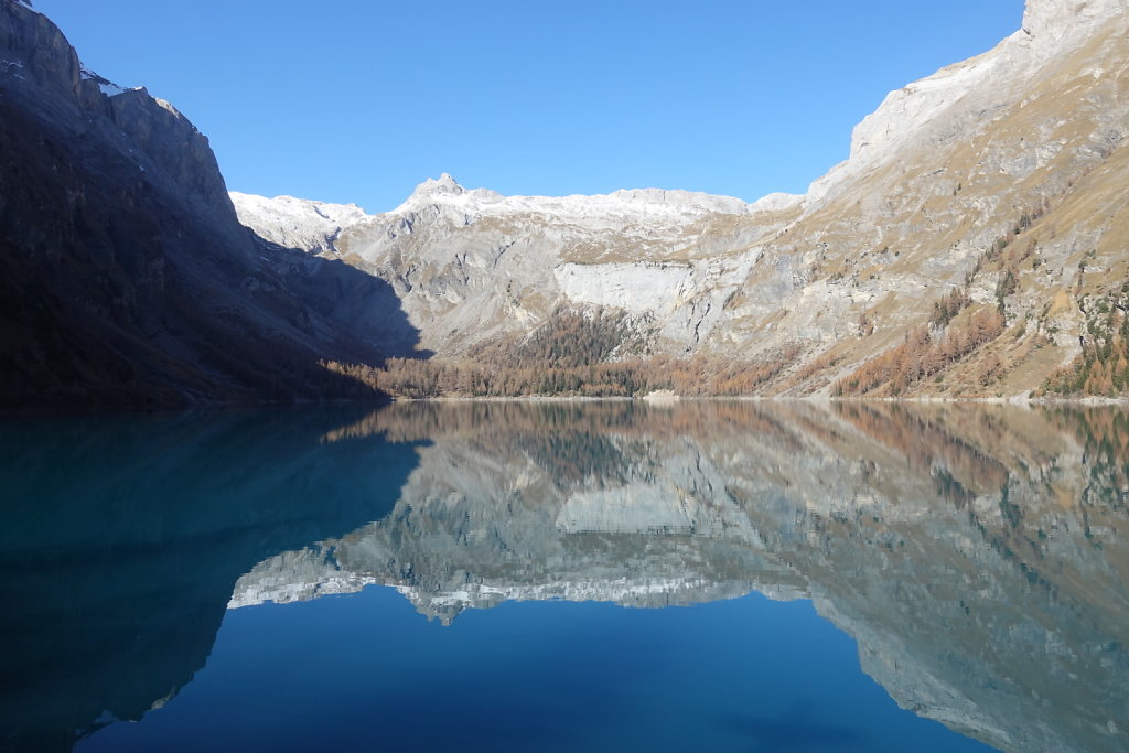 Bisse d'Ayent (Samarin), Barrage de Tseuzier (09.11.2020)