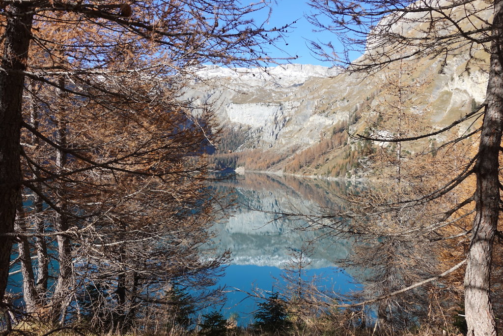 Bisse d'Ayent (Samarin), Barrage de Tseuzier (09.11.2020)