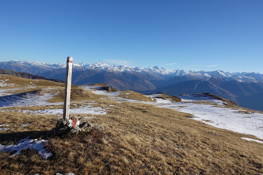 Mayens de My, Etang des Trente Pas, Croix de l'Achia (27.11.2020)