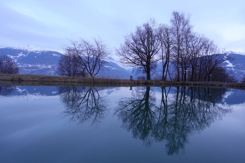 Etang Rocher - Mayens de la Zour (10.03.2021)